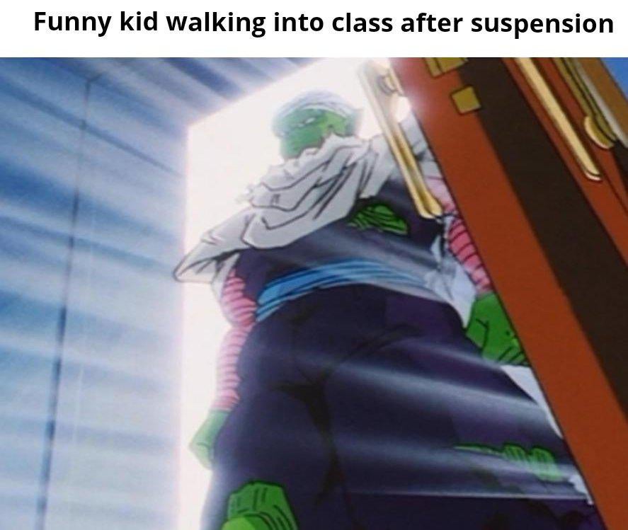 funny dank memes - Funny kid walking into class after suspension