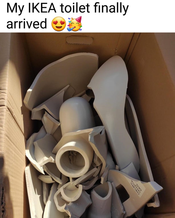 arm - My Ikea toilet finally arrived Wow Xing