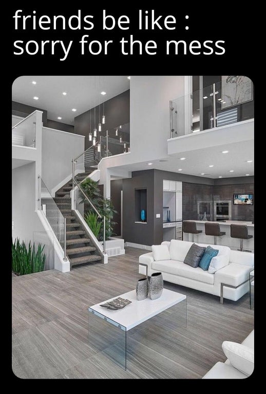 living room house modern design 2020 - friends be sorry for the mess