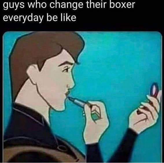 prince lipstick meme - guys who change their boxer everyday be