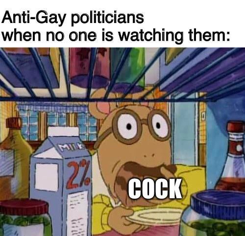 arthur memes - AntiGay politicians when no one is watching them 22 Cock