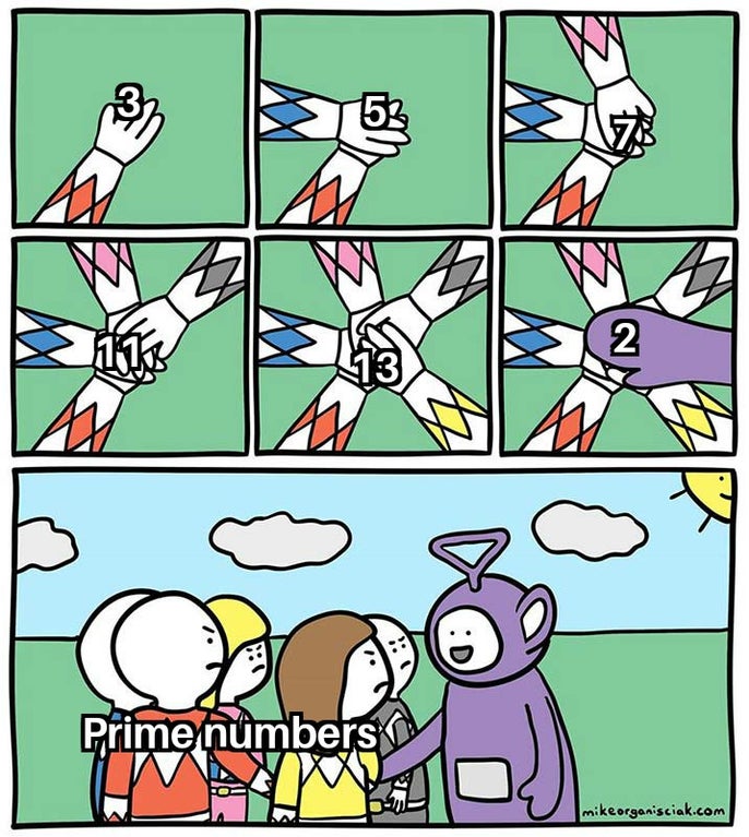 power rangers tinky winky meme - 2 513 Prime numbers mikeorganisciak.com