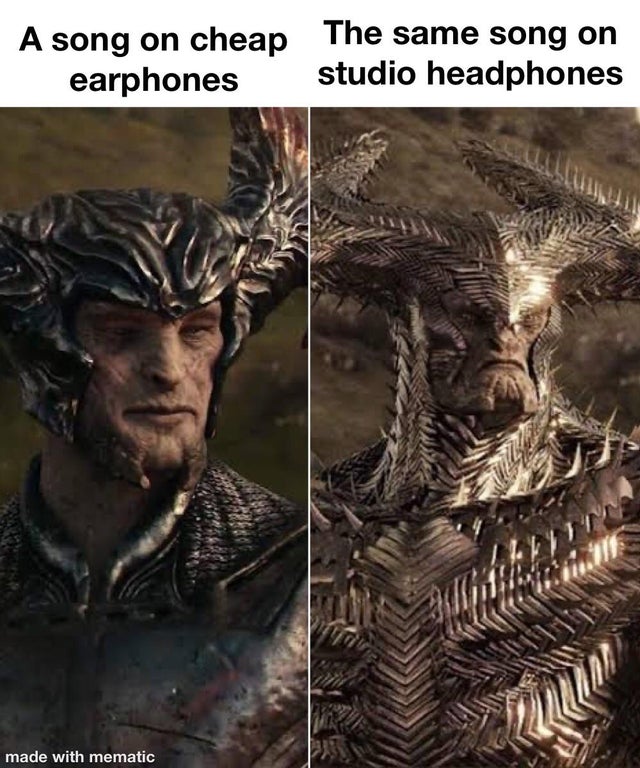 new steppenwolf - A song on cheap The same song on earphones studio headphones made with mematic