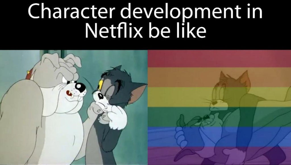 cartoon - Character development in Netflix be