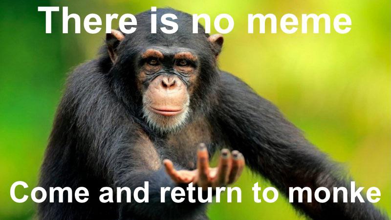 fauna - There is no meme Come and return to monke