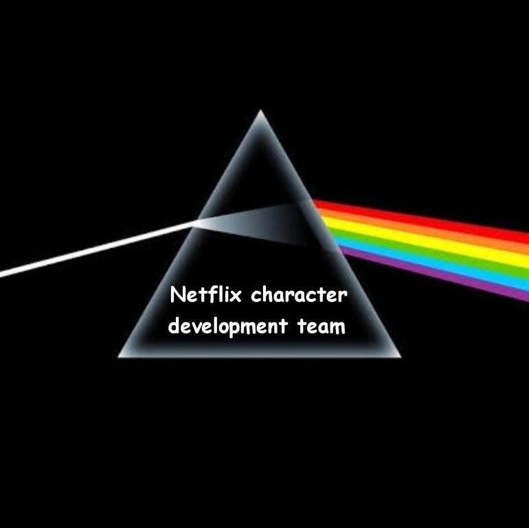 pink floyd dark side of the moon circle - Netflix character development team