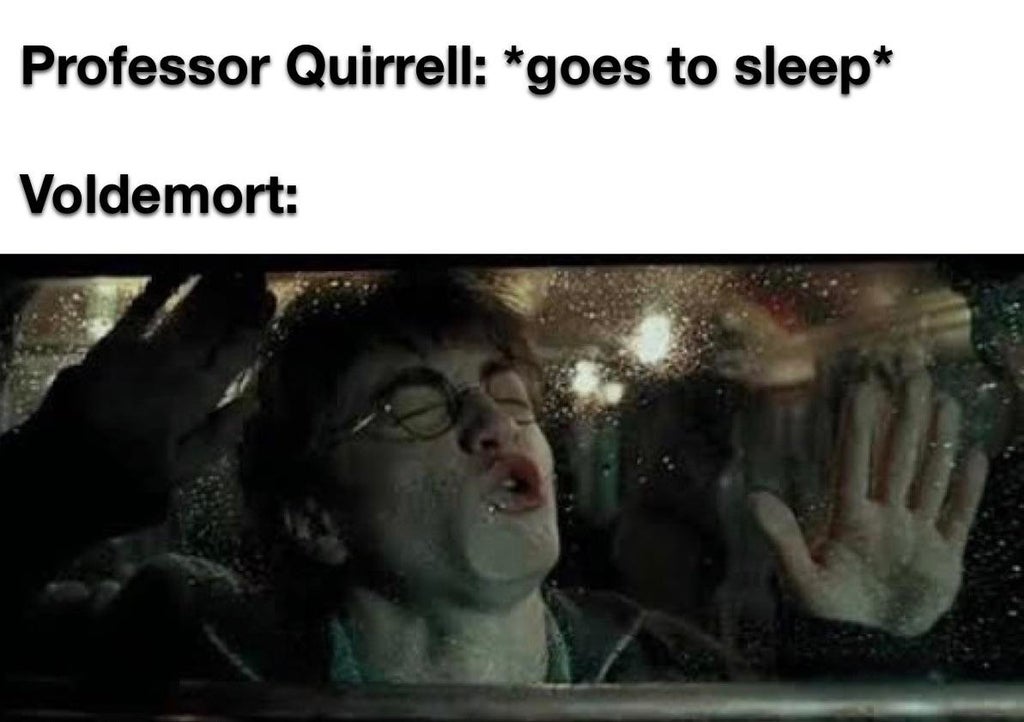harry potter the boy - Professor Quirrell goes to sleep Voldemort
