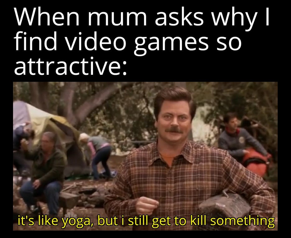 windows server 2008 - When mum asks why | find video games so attractive it's yoga, but i still get to kill something