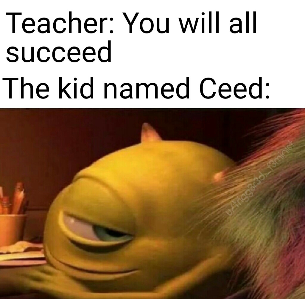 photo caption - Teacher You will all succeed The kid named Ceed we 126504