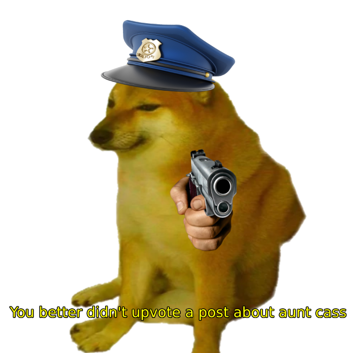 doggo meme shiba - 110 You better didn't upvote a post about aunt cass