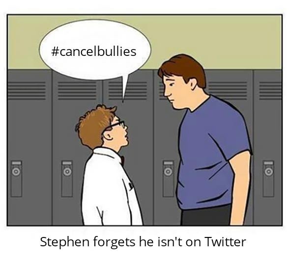 stephen forgets that he isn t - 10 10 Stephen forgets he isn't on Twitter