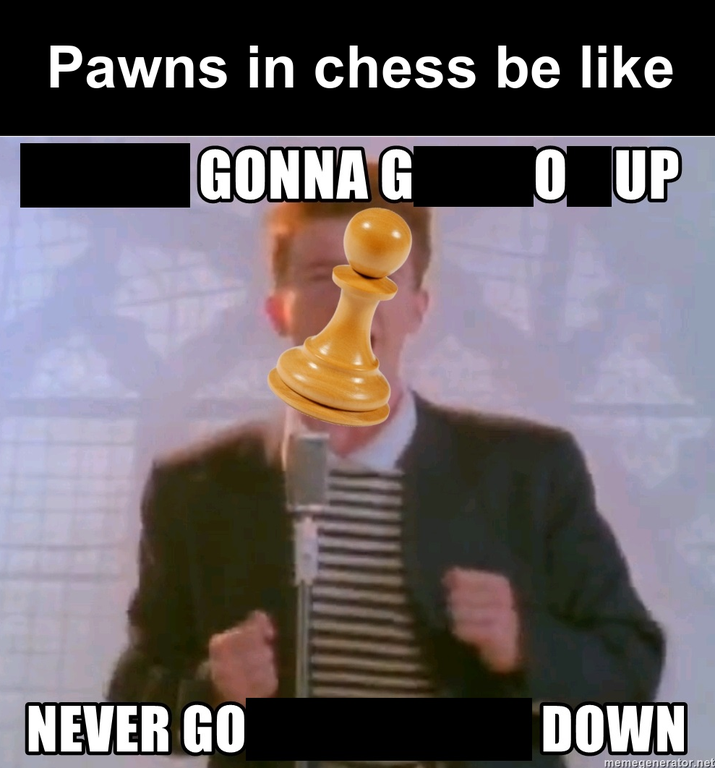 photo caption - Pawns in chess be Gonna G O Up Never Go Down Emstedet