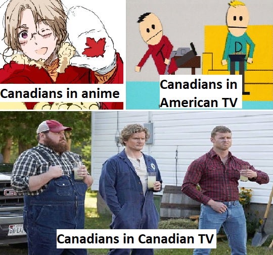 cartoon - Canadians in anime Canadians in American Tv Balaa Canadians in Canadian Tv