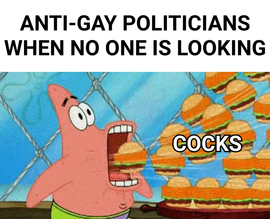 patrick star jpeg - AntiGay Politicians When No One Is Looking Cocks