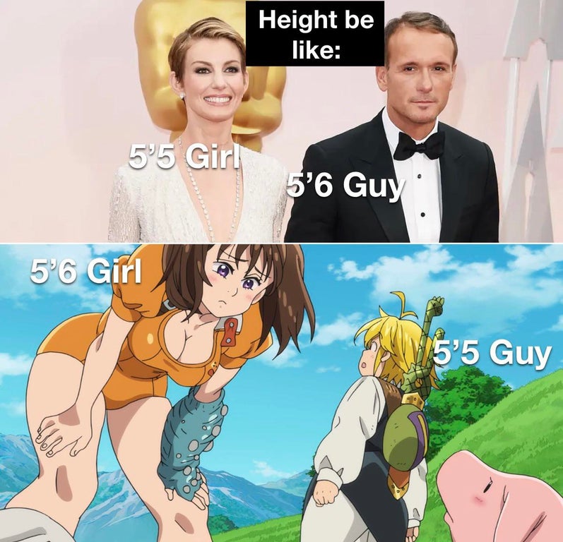 Height be 505 Girl 5'6 Guy 56 Girl 15'5 Guy