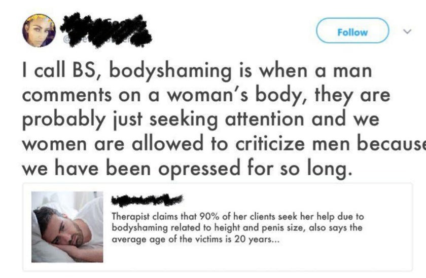 daylight savings time 2011 - I call Bs, bodyshaming is when a man on a woman's body, they are probably just seeking attention and we women are allowed to criticize men because we have been opressed for so long. Therapist claims that 90% of her clients see