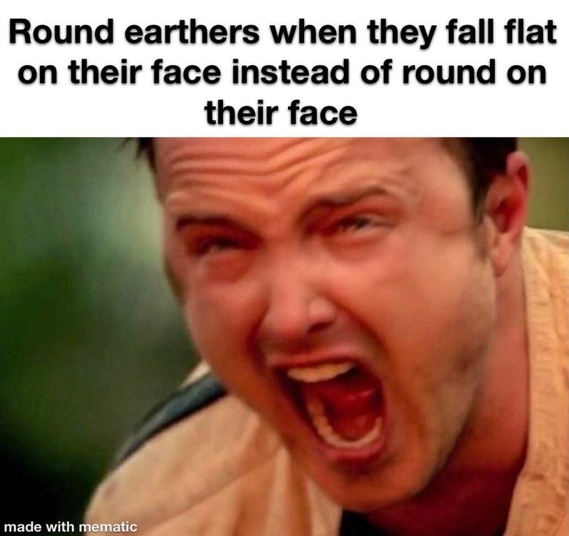 vanya umbrella academy memes - Round earthers when they fall flat on their face instead of round on their face made with mematic