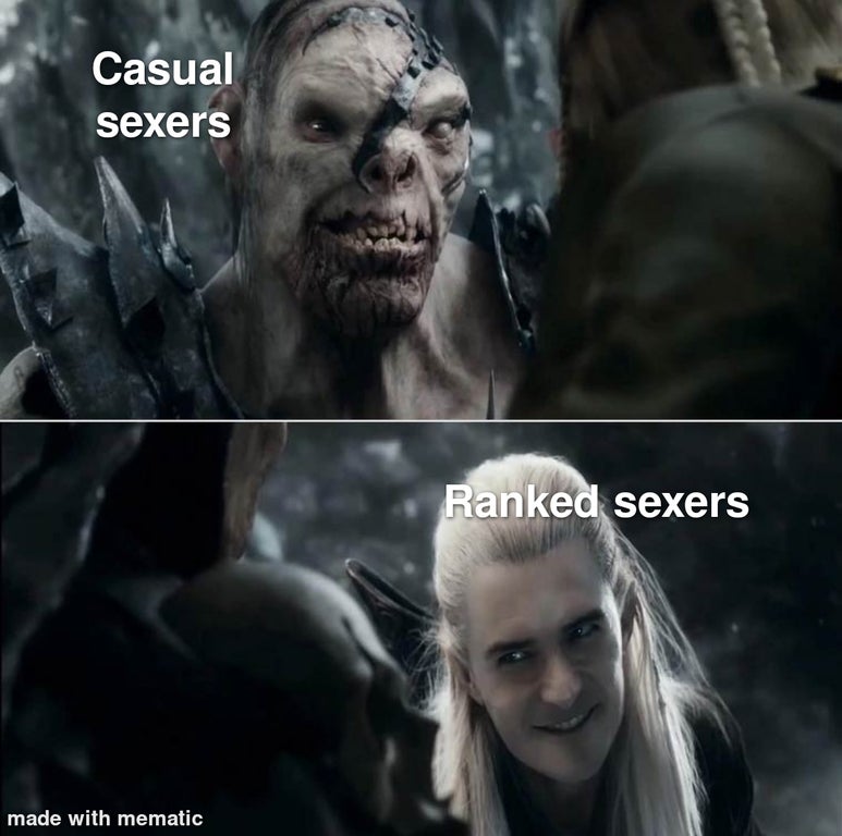 Meme - Casual sexers Ranked sexers made with mematic