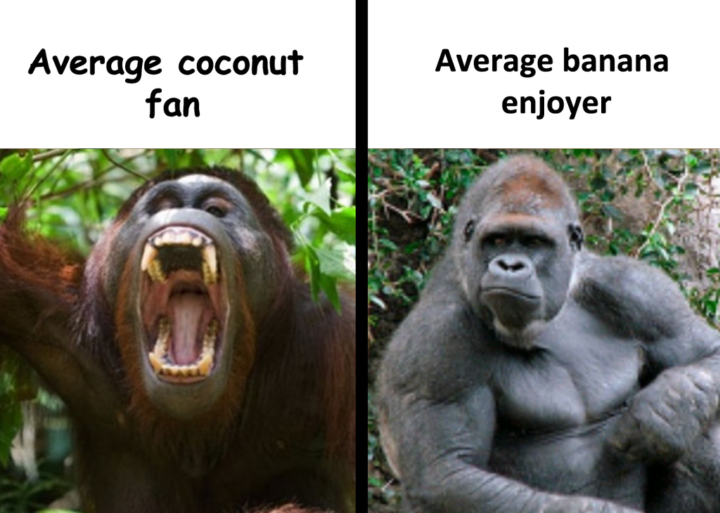 fauna - Average coconut fan Average banana enjoyer