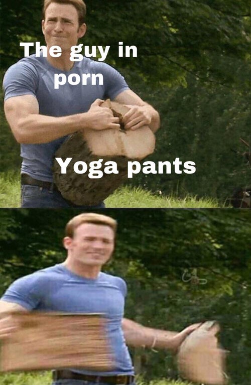 Trousers - The guy in porn Yoga pants