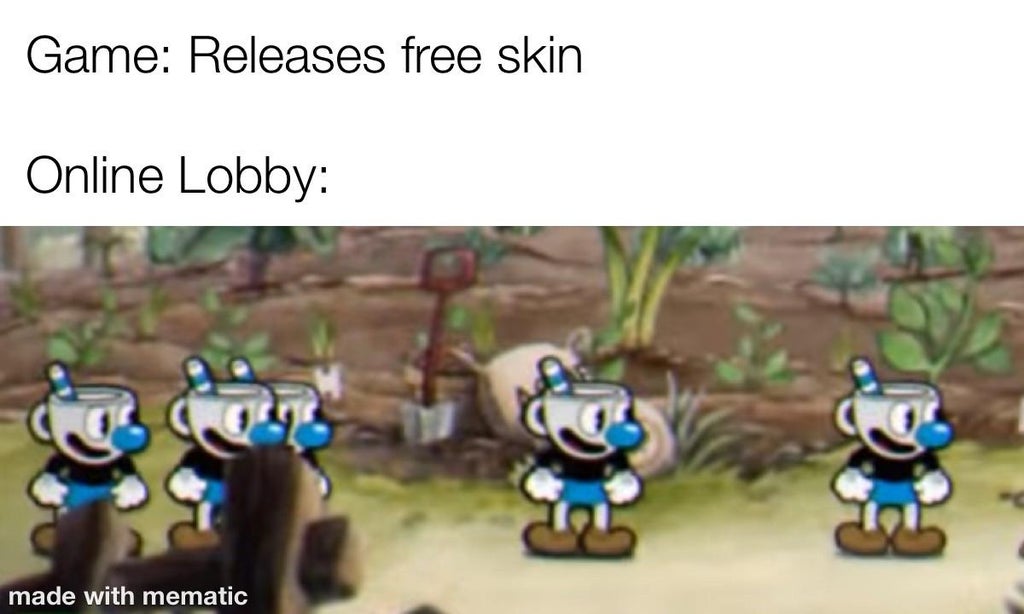 funny memes - Game Releases free skin Online Lobby