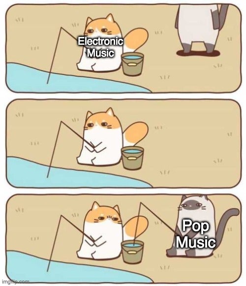 cat fishing meme - Electronic Music Pop Music img.com