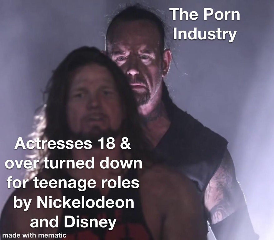 photo caption - The Porn Industry Actresses 18 & over turned down for teenage roles by Nickelodeon and Disney made with mematic