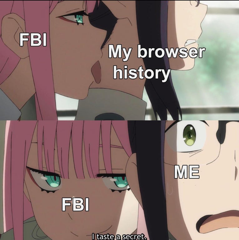 zero two doujinshi - Fbi My browser history Me Fbi I taste a secret.