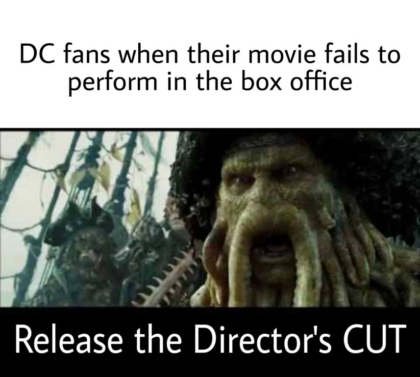fauna - Dc fans when their movie fails to perform in the box office Release the Director's Cut