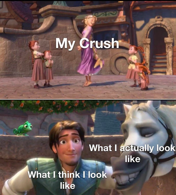 games - My Crush What I actually look What I think I look