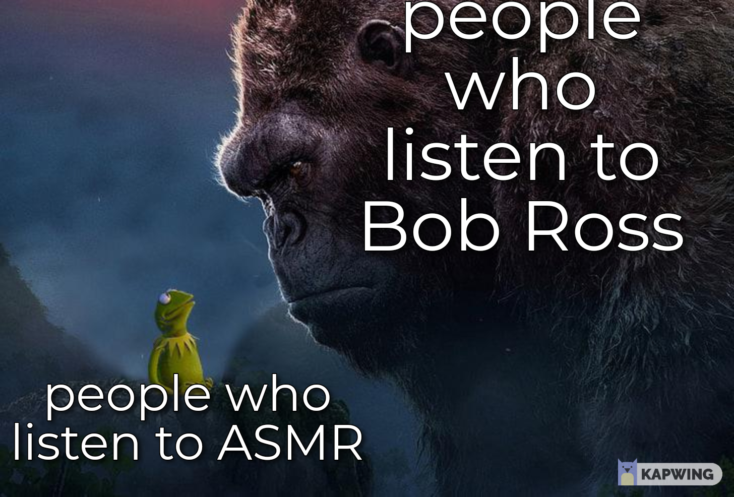 612 abc - people who listen to Bob Ross people who listen to Asmr Kapwing