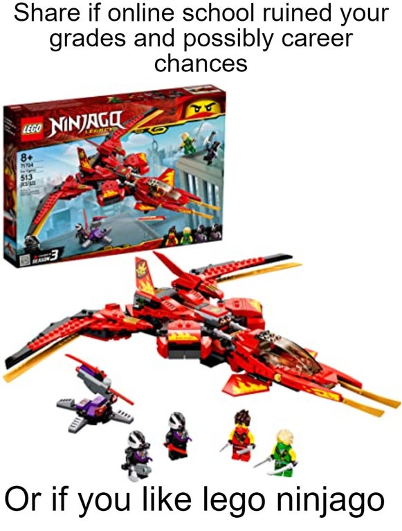 if online school ruined your grades and possibly career chances Lego Ninjago 8 24 513 Or if you lego ninjago