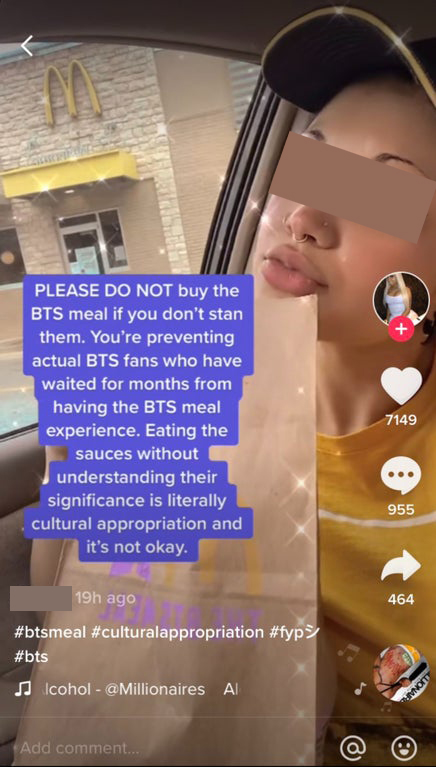bts meal cultural appropriation - Please Do Not buy the Bts meal if you don't stan them. You're preventing actual Bts fans who have waited for months from having the Bts meal experience. Eating the sauces without understanding their significance is litera