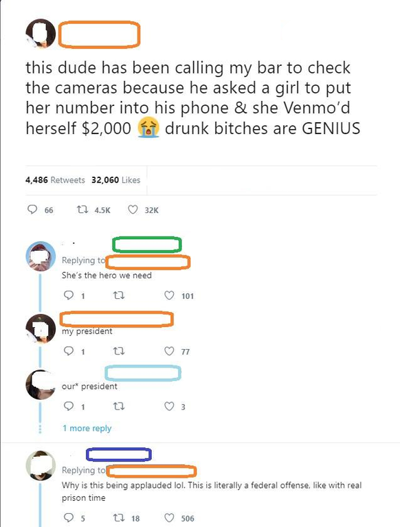 women steal from mens money - this dude has been calling my bar to check the cameras because he asked a girl to put her number into his phone & she Venmo'd herself $2,000 drunk bitches are Genius 4,486 32,060 66 t 32K She's the hero we need 1 101 my presi