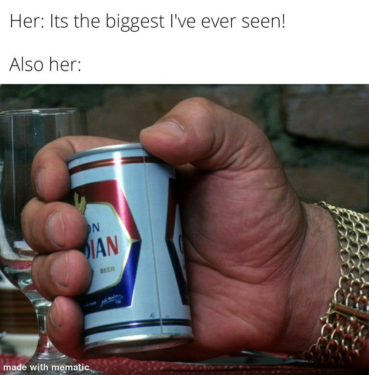 andre the giant beer - Her Its the biggest I've ever seen! Also her On Dian Beer made with mematic