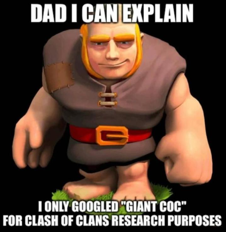 fortnite burger net - Dad I Can Explain G 1 Only Googled "Giant Coc" For Clash Of Clans Research Purposes