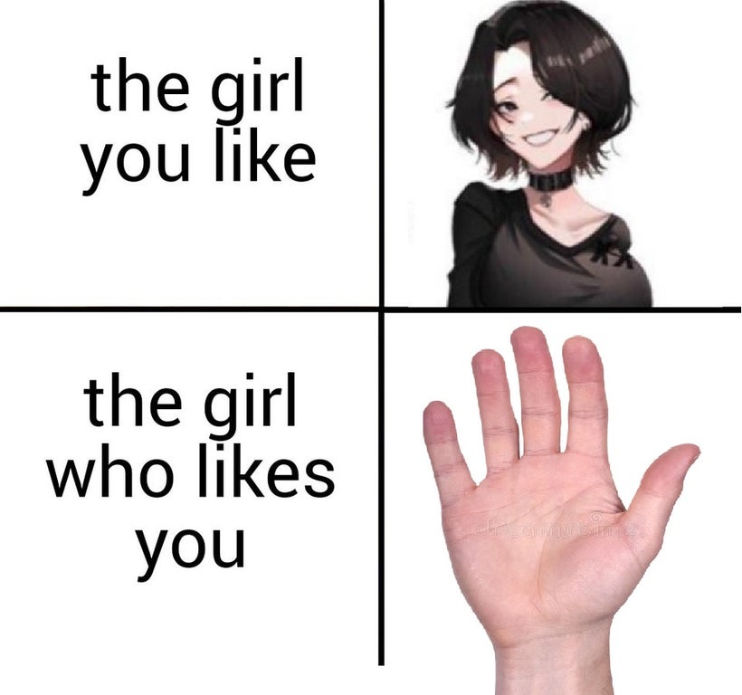 hand - the girl you the girl who you