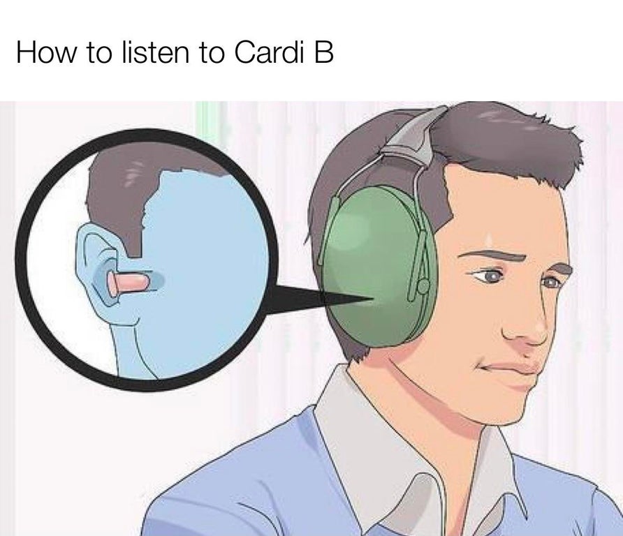 ear - How to listen to Cardi B