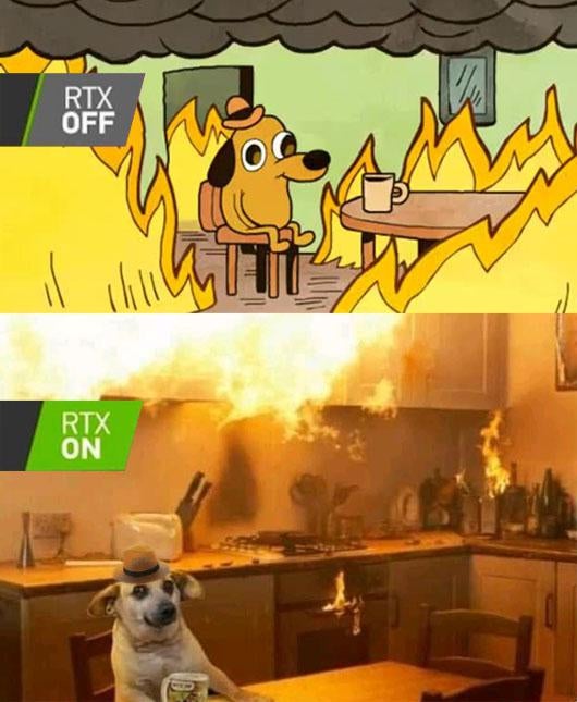 dog in house fire - Rtx Off Rtx On