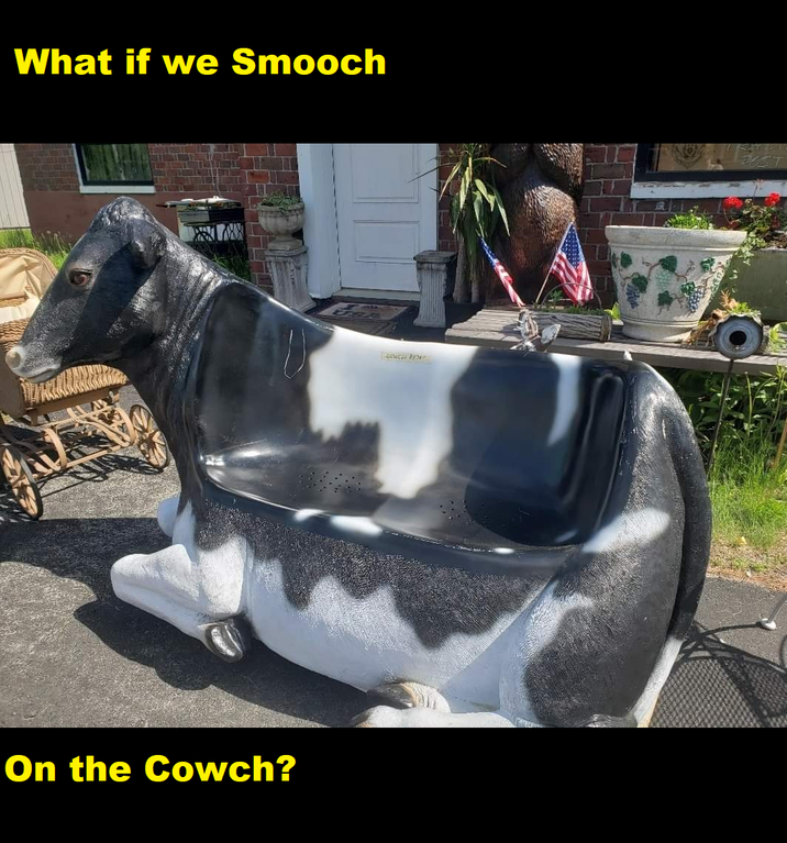 if we kissed on the cowch - What if we Smooch Ne On the Cowch?