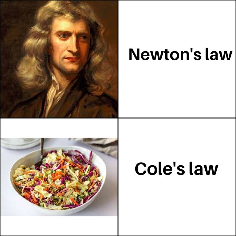isaac newton book cover - Newton's law Cole's law