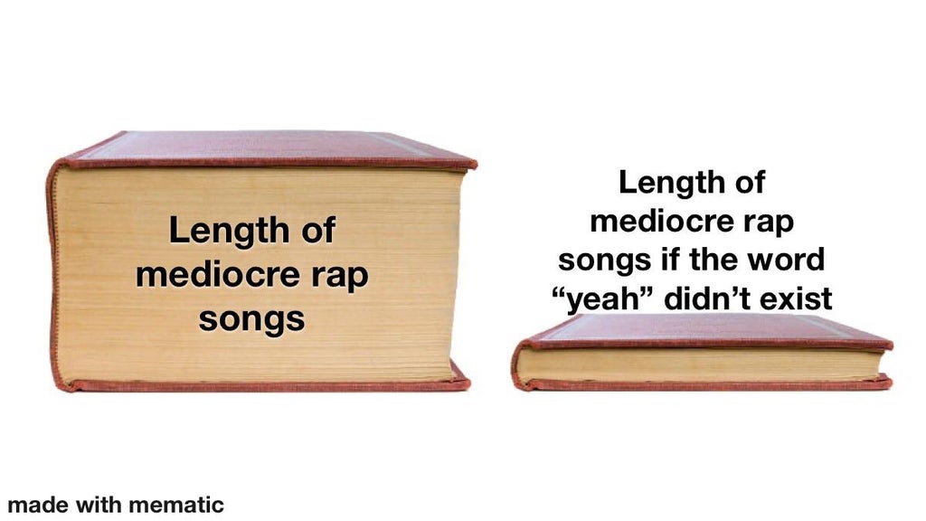 percy jackson memes - Length of mediocre rap Length of mediocre rap songs songs if the word "yeah" didn't exist made with mematic