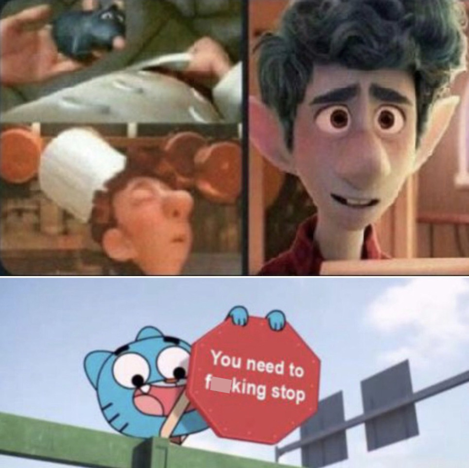 pixar theory meme - You need to f king stop
