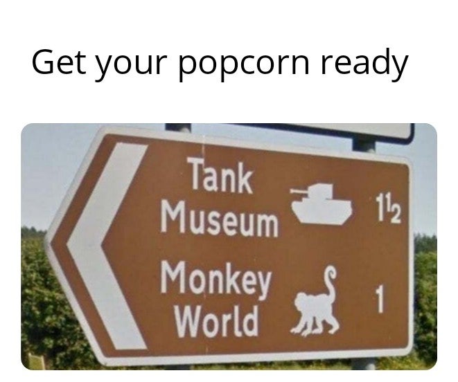 nuclear spiders vs tank monkeys - Get your popcorn ready 112 Tank Museum Monkey World 1 1