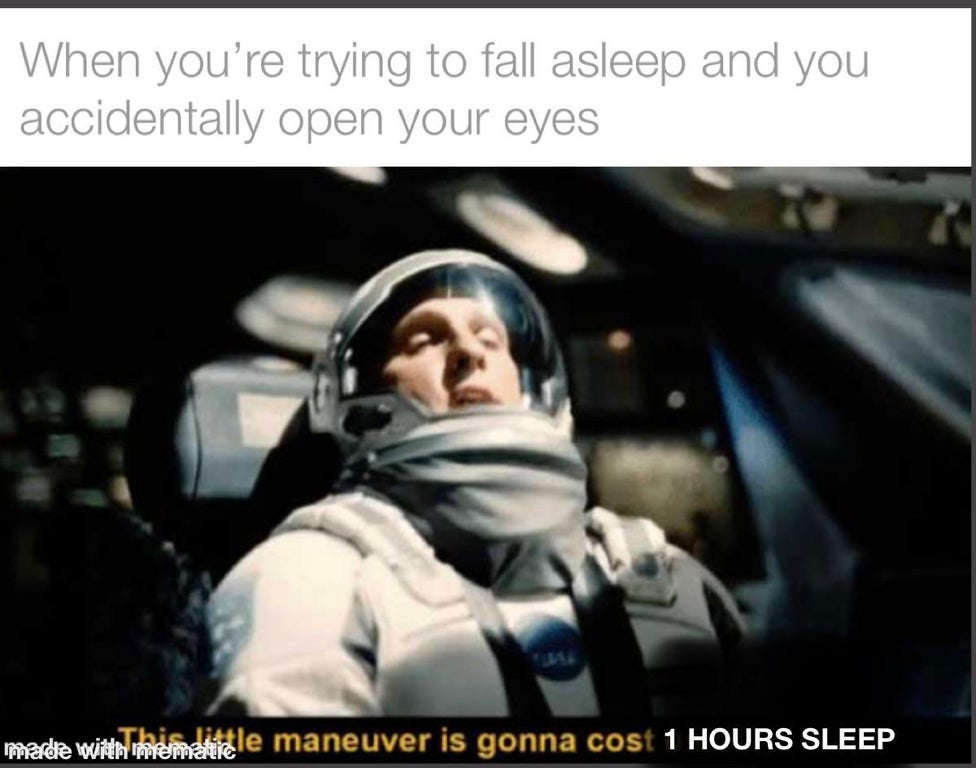 little maneuver is gonna cost us 51 years meme generator - When you're trying to fall asleep and you accidentally open your eyes made with memelie le maneuver is gonna cost 1 Hours Sleep