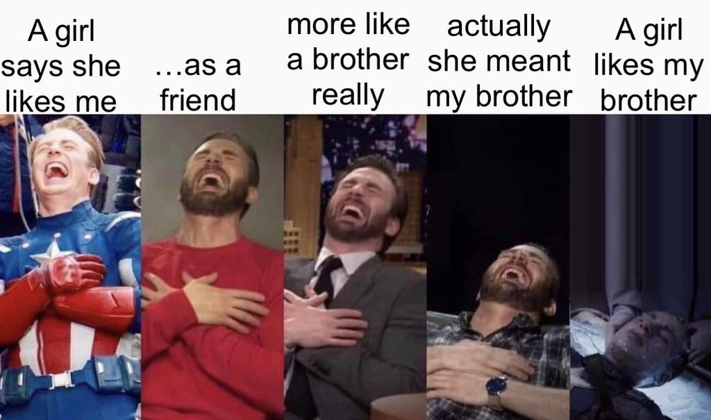 people in the background meme - A girl more actually A girl a brother she meant my really my brother brother says she ...as a friend me