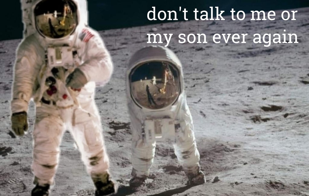 mission: apollo-saturn 11: edwin e. "buzz" aldrin, jr. on the moon - don't talk to me or my son ever again