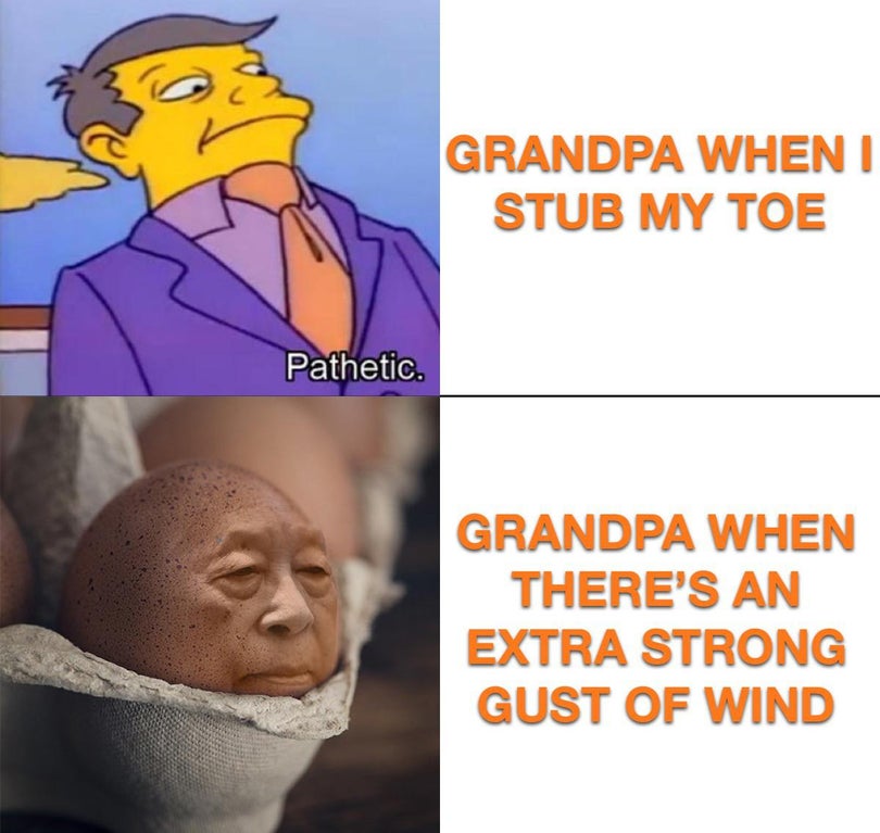 makima pathetic - Grandpa When I Stub My Toe Pathetic. Grandpa When There'S An Extra Strong Gust Of Wind