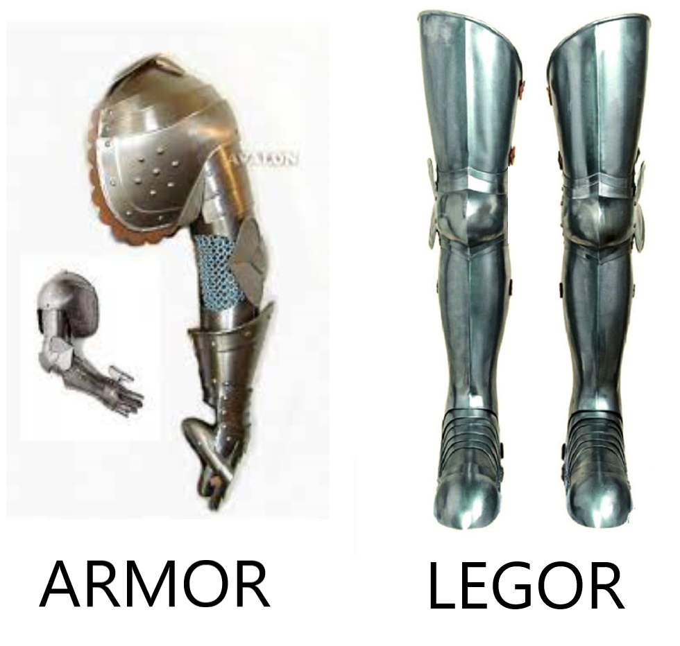 medieval leg armor - On Armor Legor