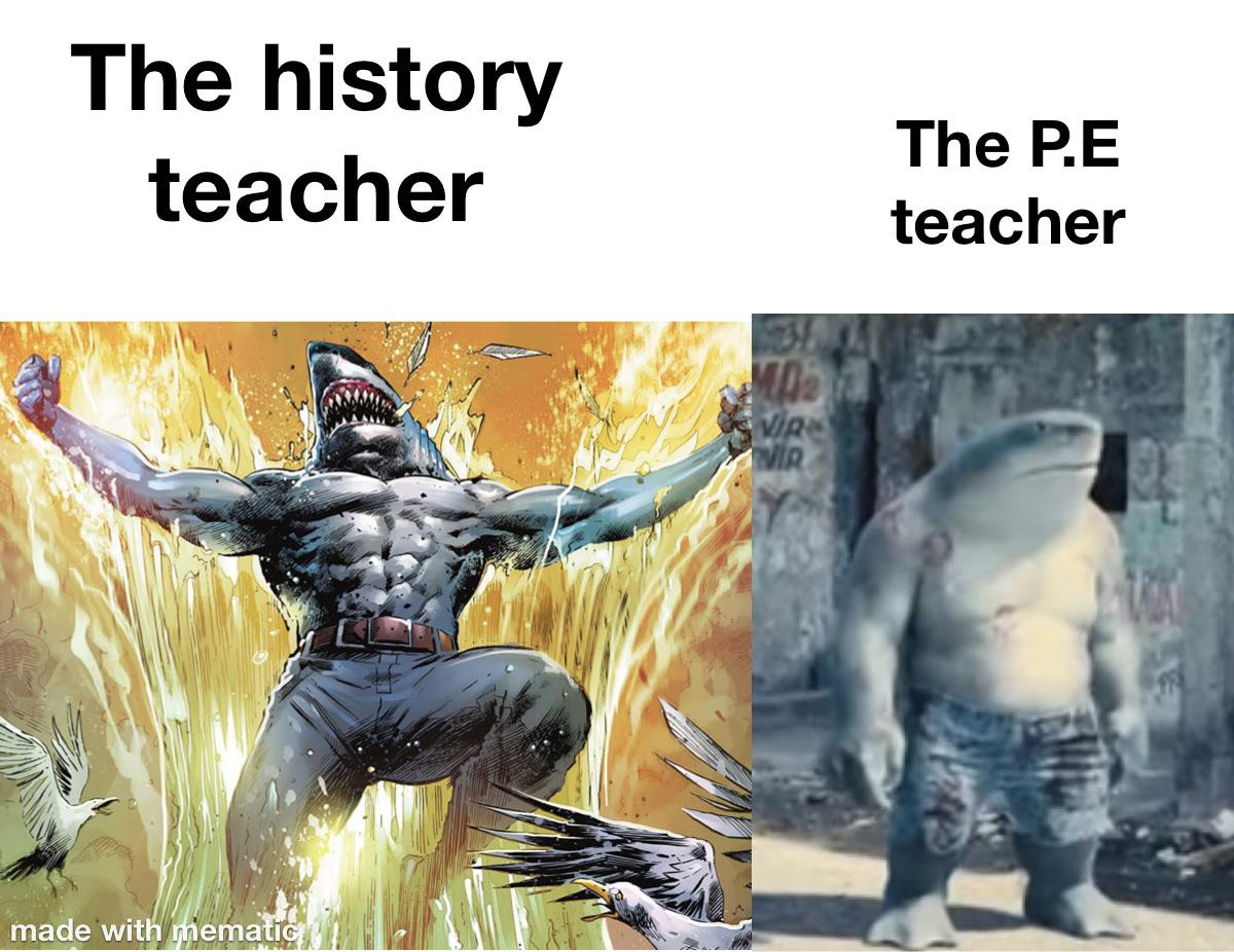 free comic book day 2021 - The history teacher The P.E teacher 131 Vire Vir made with mematic